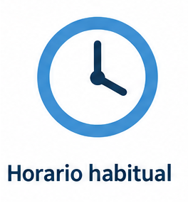 Icono de horario de oficina Albacete INSS Albacete